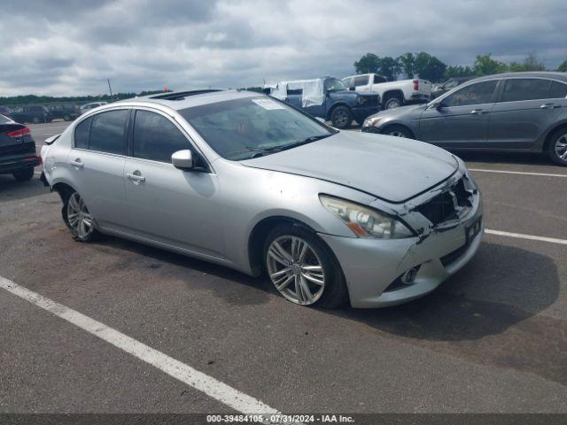  Salvage INFINITI G37x