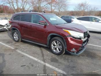  Salvage Toyota Highlander