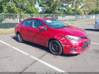  Salvage Toyota Corolla