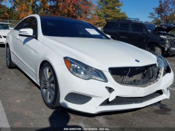  Salvage Mercedes-Benz E-Class