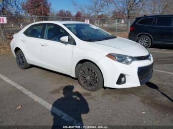  Salvage Toyota Corolla