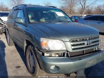  Salvage Toyota Highlander