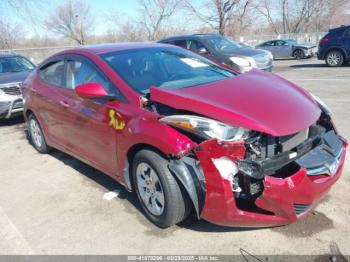  Salvage Hyundai ELANTRA