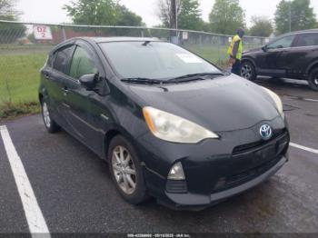  Salvage Toyota Prius c