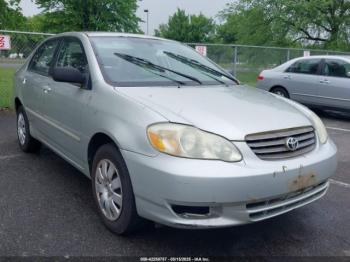  Salvage Toyota Corolla