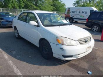  Salvage Toyota Corolla