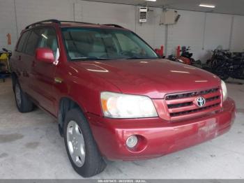  Salvage Toyota Highlander