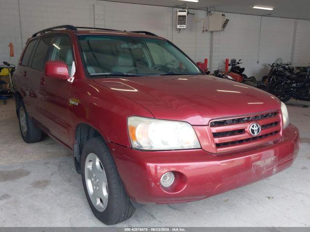  Salvage Toyota Highlander