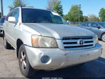  Salvage Toyota Highlander