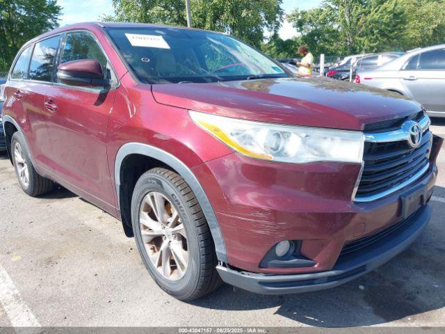  Salvage Toyota Highlander