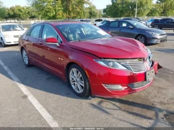  Salvage Lincoln MKZ Hybrid