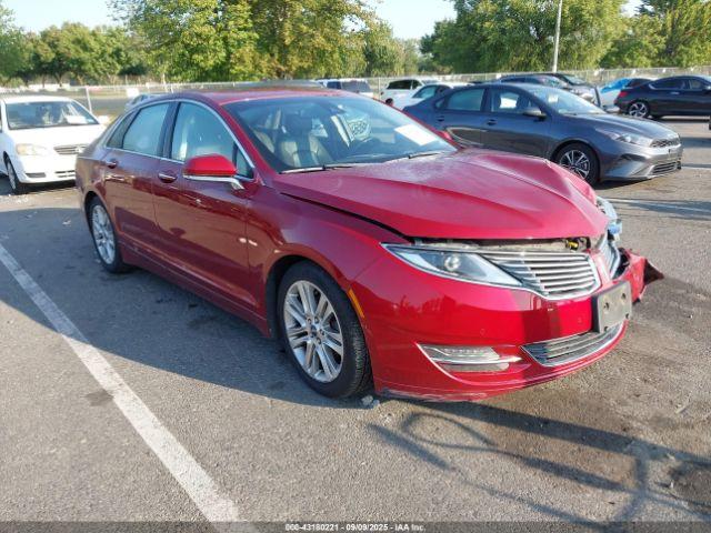  Salvage Lincoln MKZ Hybrid