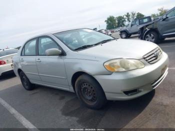  Salvage Toyota Corolla