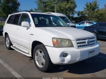 Salvage Toyota Highlander