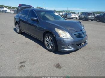  Salvage INFINITI G37x