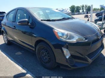  Salvage Toyota Prius c