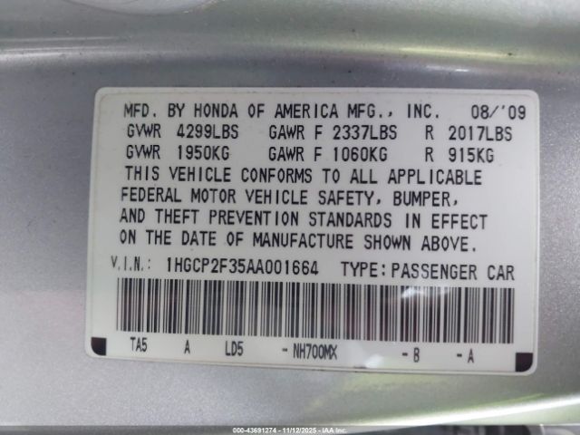 Honda Accord 2.4 Lx Image 2