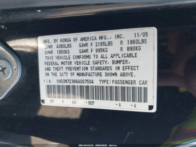 Honda Accord 2.4 Lx Image 16