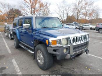  Salvage HUMMER H3 Suv