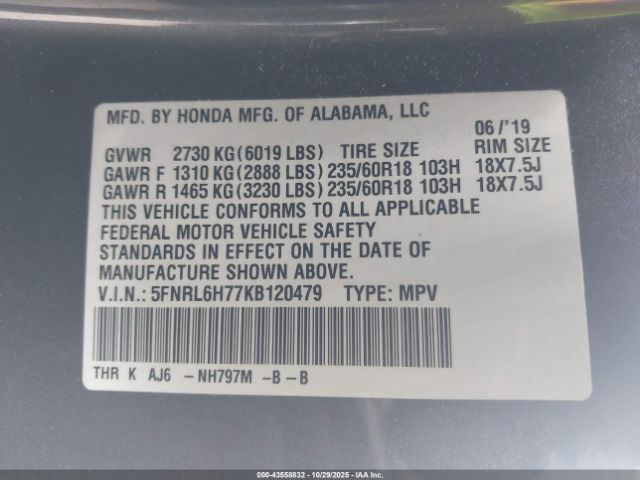 Honda Odyssey Ex-l Image 3