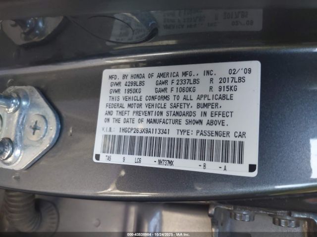 Honda Accord 2.4 Lx Image 8