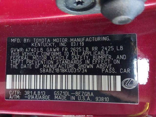 Lexus Es Luxury Image 10