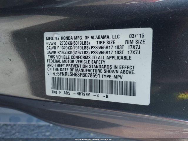 Honda Odyssey Ex-l Image 2