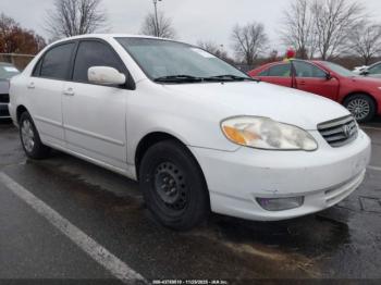 Salvage Toyota Corolla