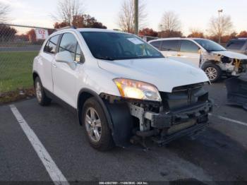  Salvage Chevrolet Trax