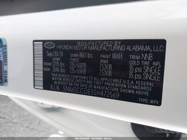 Hyundai TUCSON Sel Convenience Image 7