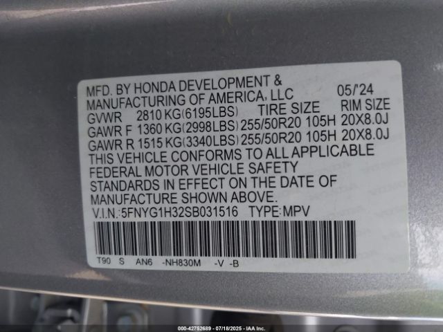 Honda Pilot Sport Image 11