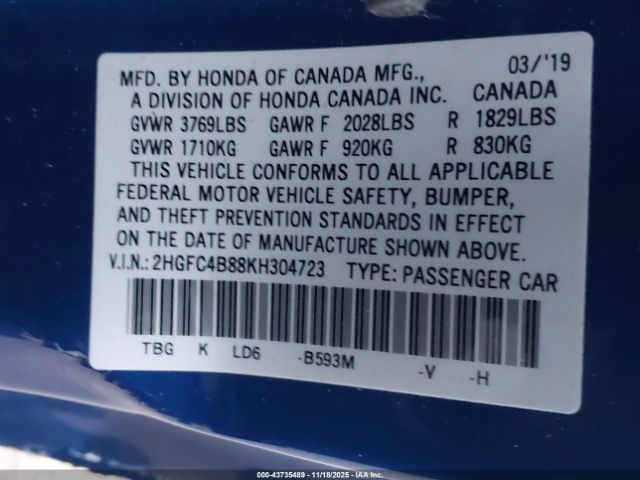 Honda Civic Sport Image 6