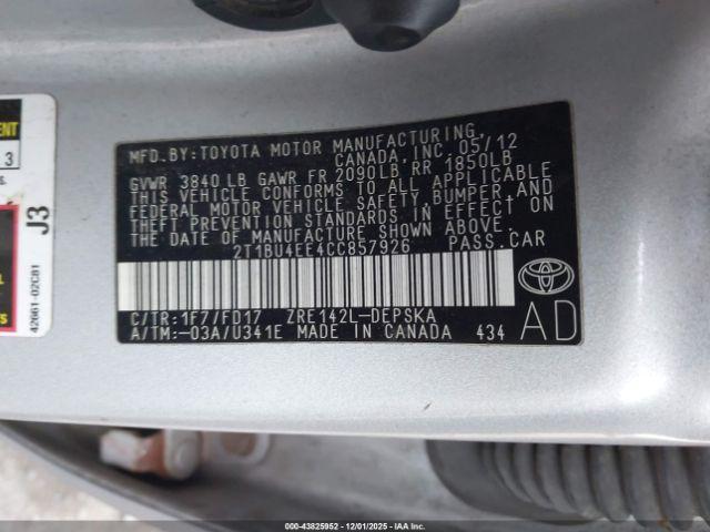 Toyota Corolla S Image 8