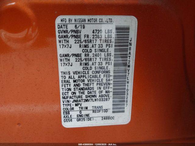 Nissan Rogue Sv Intelligent Awd Image 7