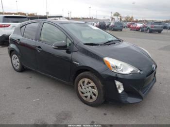  Salvage Toyota Prius c