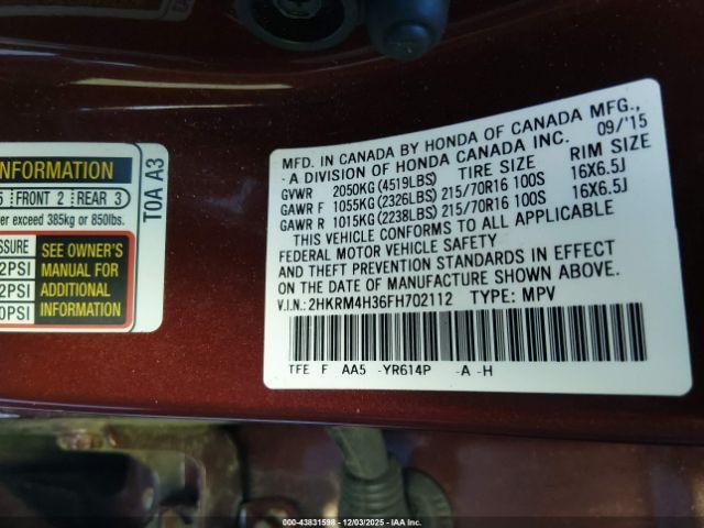 Honda CR-V Lx Image 8