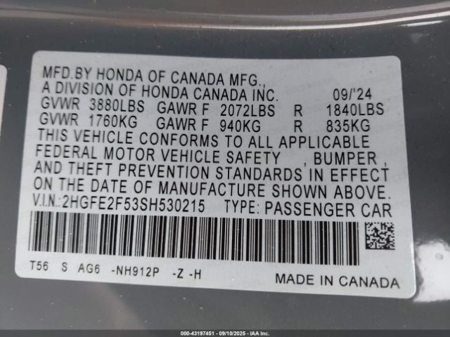 Honda Civic Sport Image 15