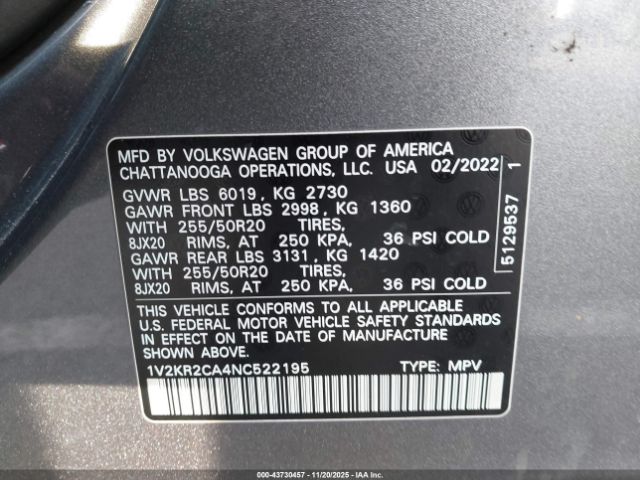 Volkswagen Atlas Image 13