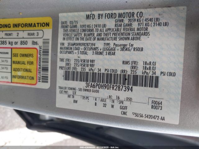 Ford Fusion Se Image 13