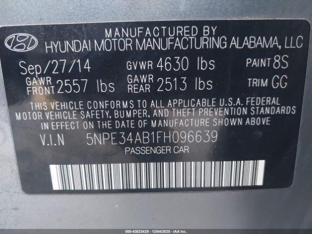 Hyundai SONATA Sport 2.0t Image 9